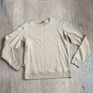 allbirds Men's Crewneck Sweater in Light Tan Size Large